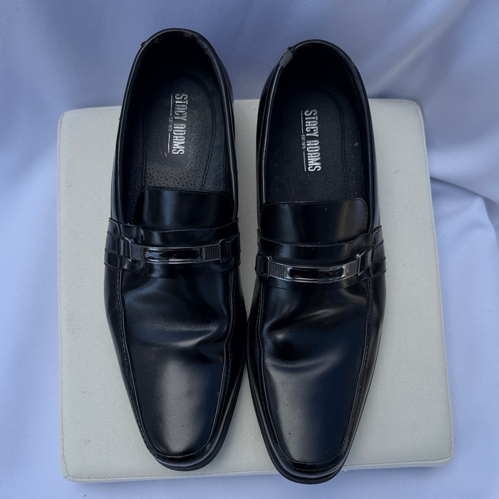 Stacy Adams Classic Black Men's Slip-Ons
